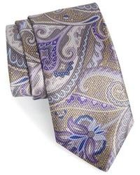 David Donahue Paisley Silk Tie