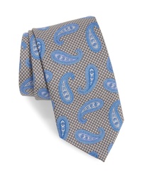 David Donahue Paisley Silk X Long Tie