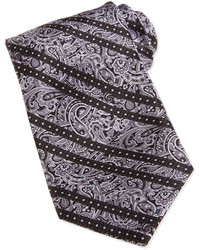 Grey Paisley Tie