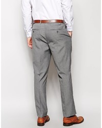 Asos Brand Slim Smart Pants In Mid Gray