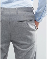 Asos Brand Super Skinny Cropped Pants In Gray