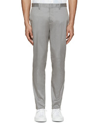 DSQUARED2 Grey Raw Hem Trousers