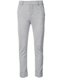 Closed Marl Cropped Slim Fit Trousers
