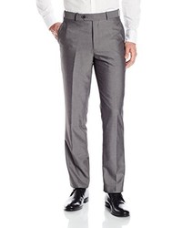 Adolfo Micro Tech Slim Fit Flat Front Suit Pant