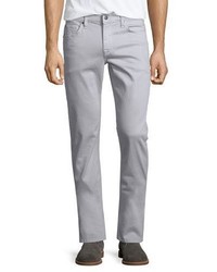 Joe's Jeans Neutral Slim Fit Twill Pants Light Gray