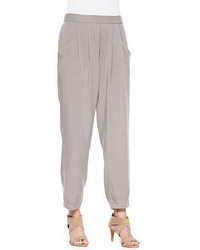 Eileen Fisher Slouchy Ankle Pants Stone