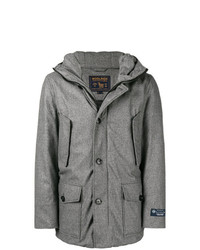 Woolrich Buttoned Hooded Parka