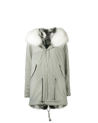 Mr & Mrs Italy Fur Collar Parka Coat