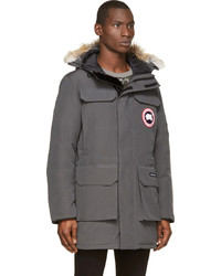 Canada goose grey on sale fur