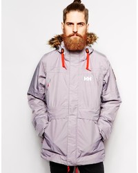 Helly Hansen Parka With Insulation And Faux Fur Hood