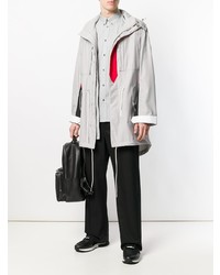 Givenchy Tie Print Parka Coat