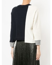 Loveless Panelled Asymmetric Sweater