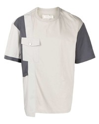 Feng Chen Wang Panelled Flap Pocket T Shirt