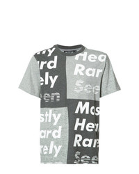 Mostly Heard Rarely Seen Patchwork T Shirt