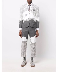 Thom Browne Straight Fit Shirt In Mr Thom Kite Patchwork