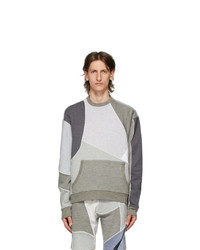 Ahluwalia Grey Patchwork Sweatshirt