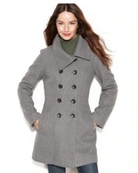 Anne Klein Coat Double Breasted Envelope Collar