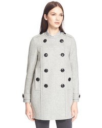 Burberry Brit Brit Antwood Double Breasted Collarless Coat