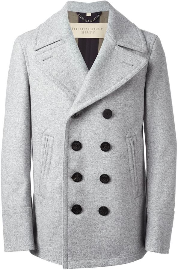 burberry jacket mens grey