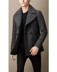 burberry wool cashmere pea coat