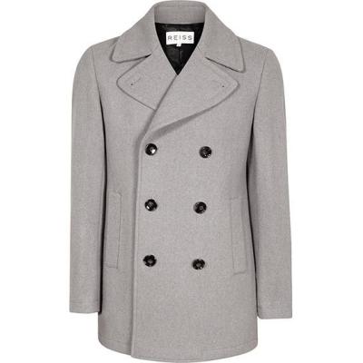 Reiss Emperor Wool Blend Pea Coat, $186 | Reiss | Lookastic