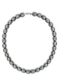 Majorica 12mm Grey Baroque Pearl Strand Necklace