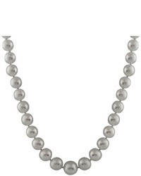 6 11mm Gray Freshwater Pearl Necklace