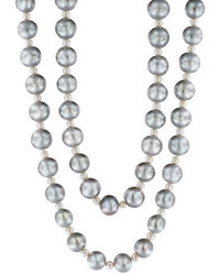 EFFY 9mm White Gray Pearl Necklace