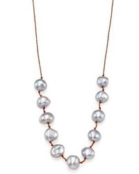 Lena Skadegard 19mm Grey Baroque Pearl Strand Necklace