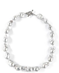 Ly Leslie Baroque Gray Pearl Necklace