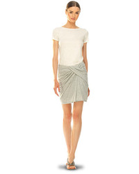 Max Studio Double Knit Twisted Detail Skirt
