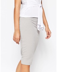 Missguided Ribbed Pencil Skirt