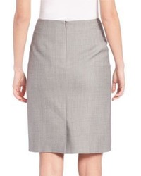 BOSS Vasoni Stretch Wool Pencil Skirt