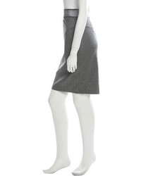 Blumarine Wool Pencil Skirt