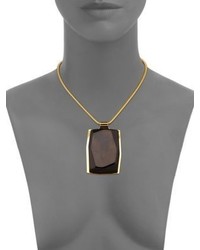 Lafayette 148 New York Faceted Pendant Necklace