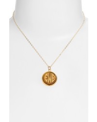 Moon and Lola Vineyard Personalized Monogram Pendant Necklace