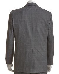 Haggar 1926 Originals Tailored  Fit Plaid Gray Suit Coat