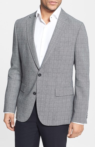 Hugo Boss Boss Noris Trim Fit Plaid Wool Blend Sportcoat, $595 ...