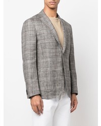 Corneliani Check Single Breasted Blazer