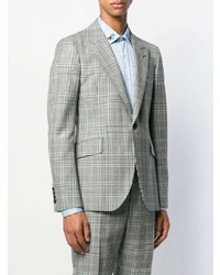 Alexander McQueen Check Tailored Blazer