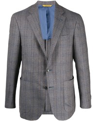 Canali Checked Tailored Blazer