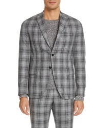 Eidos Fit Plaid Cotton Blend Sport Coat