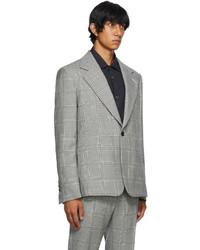 Vivienne Westwood Grey Check Classic Tailoring Blazer