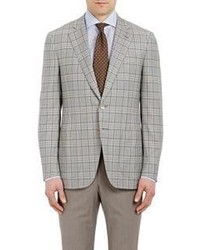 Isaia Plaid Gregory Sportcoat Tan