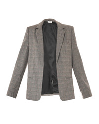 L'Agence Grey Orchid Check Jacket