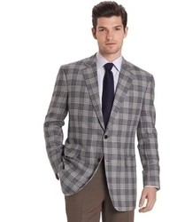 Brooks Brothers Madison Fit Two Button Plaid Sport Coat