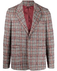 Golden Goose Plaid Check Single Breasted Blazer