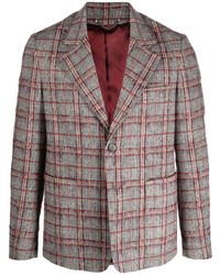 Golden Goose Plaid Check Single Breasted Blazer
