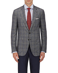Isaia Plaid Wool Blend Sportcoat