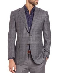 Canali Plaid Wool Cashmere Sportcoat